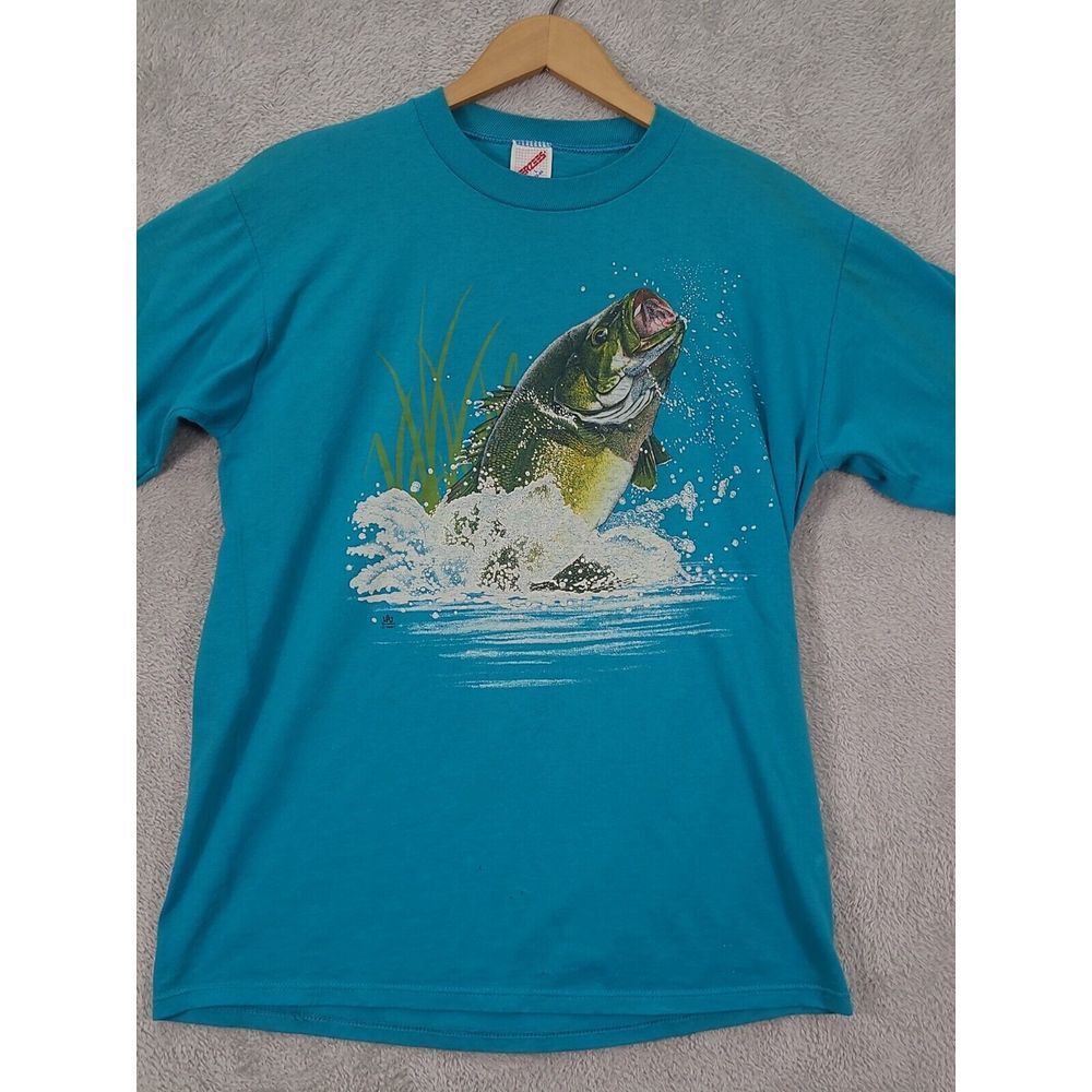 Vintage 1987 Big Mouth Bads T-shirt‎ size Large Stains Holes